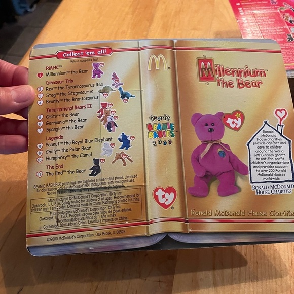 Ty Beanie Baby Ronald McDonald house
Millennium the Bear & Spangle the Bear - Picture 9 of 12